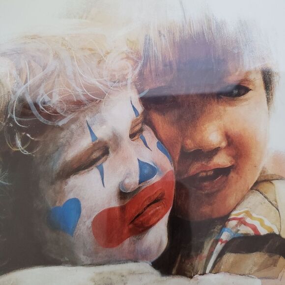 Mitchell Tolle Signed Framed Wall Hanging - Picture 1 of 7